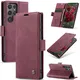 CaseMe 013 Samsung Galaxy S25 Ultra Hoesje Book Case met Standaard Rood afbeelding 2