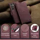 CaseMe 013 Samsung Galaxy S25 Ultra Hoesje Book Case met Standaard Rood afbeelding 8