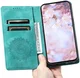 Xiaomi 14T Hoesje Mandala Book Case met Pasjeshouder Groen afbeelding 8