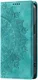 Xiaomi 14T Hoesje Mandala Book Case met Pasjeshouder Groen afbeelding 9