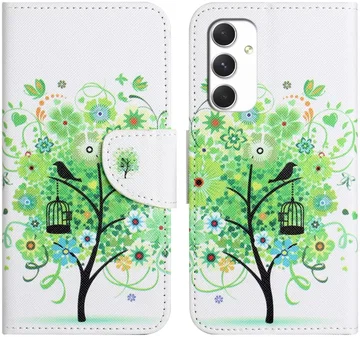 Samsung Galaxy A16 Hoesje Portemonnee Book Case Boom Print
