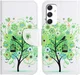 Samsung Galaxy A16 Hoesje Portemonnee Book Case Boom Print