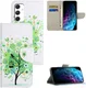 Samsung Galaxy A16 Hoesje Portemonnee Book Case Boom Print afbeelding 6