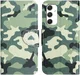 Samsung Galaxy A16 Hoesje Portemonnee Book Case Camouflage Print afbeelding 1