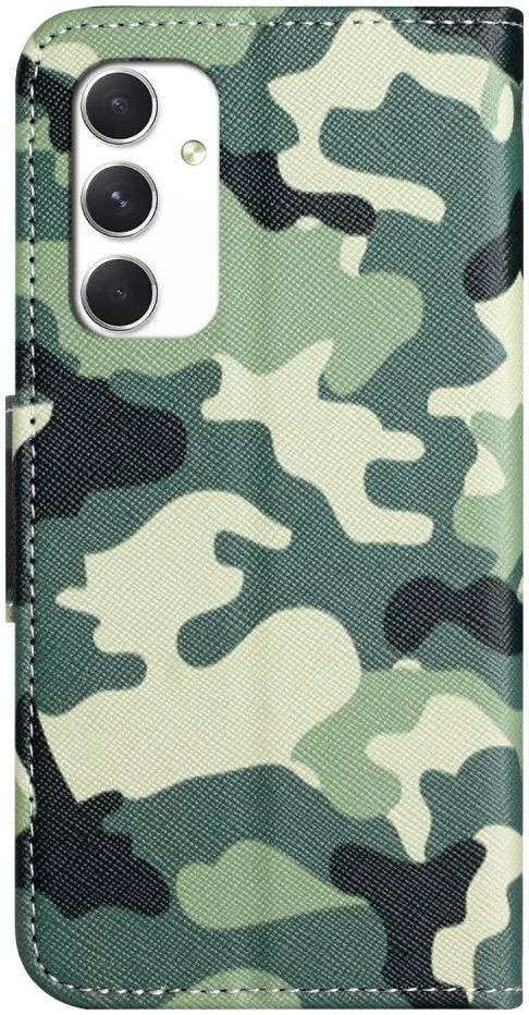 Samsung Galaxy A16 Hoesje Portemonnee Book Case Camouflage Print afbeelding 5