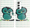 Samsung Galaxy A16 Hoesje Portemonnee Book Case Uil Print