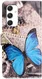 Samsung Galaxy A16 Hoesje Portemonnee Book Case Butterfly Print afbeelding 5