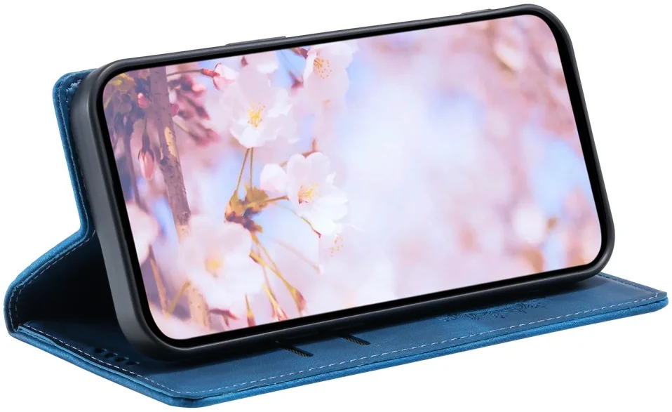 Samsung Galaxy A16 Hoesje Mandala Book Case met Pasjeshouder Blauw afbeelding 5