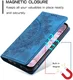 Samsung Galaxy A16 Hoesje Mandala Book Case met Pasjeshouder Blauw afbeelding 3