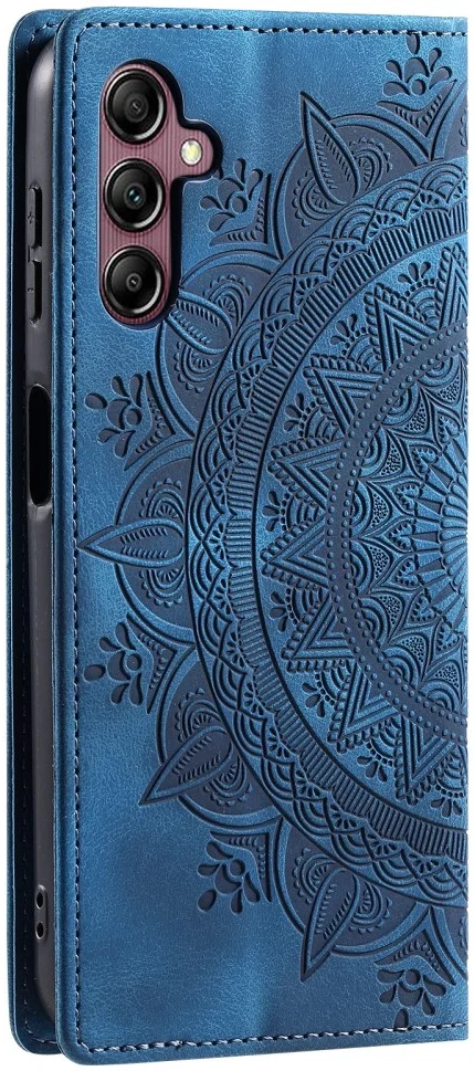 Samsung Galaxy A16 Hoesje Mandala Book Case met Pasjeshouder Blauw afbeelding 9