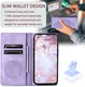 Samsung Galaxy A16 Hoesje Mandala Book Case met Pasjeshouder Paars afbeelding 4