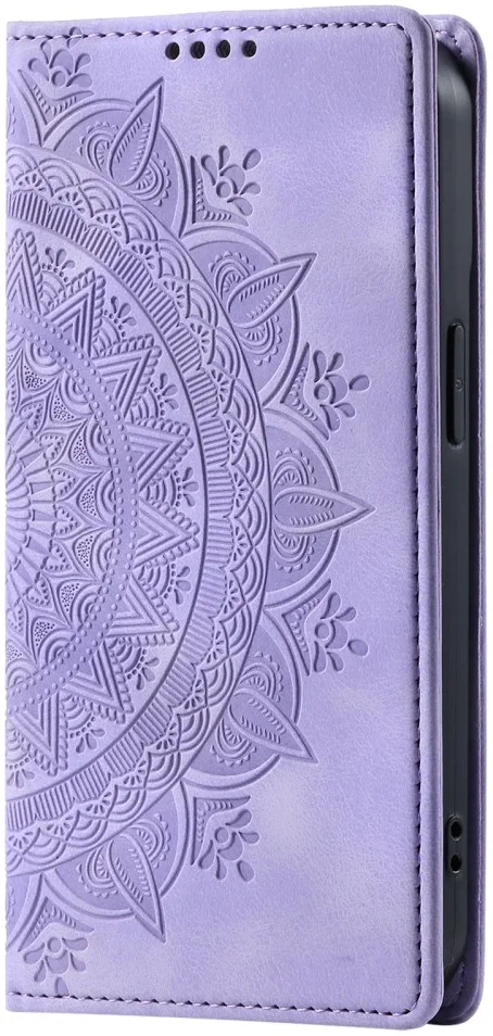 Samsung Galaxy A16 Hoesje Mandala Book Case met Pasjeshouder Paars afbeelding 8