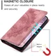 Samsung Galaxy A16 Hoesje Mandala Book Case met Pasjeshouder Roze Goud afbeelding 3