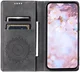 Samsung Galaxy A16 Hoesje Mandala Book Case met Pasjeshouder Zwart afbeelding 2