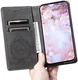 Samsung Galaxy A16 Hoesje Mandala Book Case met Pasjeshouder Zwart afbeelding 7