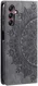 Samsung Galaxy A16 Hoesje Mandala Book Case met Pasjeshouder Zwart afbeelding 9