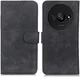 KHAZNEH Xiaomi Redmi A3 Hoesje Retro Wallet Book Case Zwart afbeelding 2