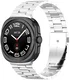 Samsung Galaxy Watch Ultra / 2 Bandje - Roestvrij Staal Vlindersluiting - Zilver afbeelding 2