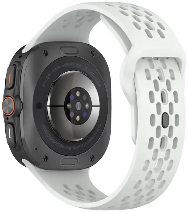 Samsung Galaxy Watch Ultra Bandje / 47MM / Siliconen / Wit afbeelding 1
