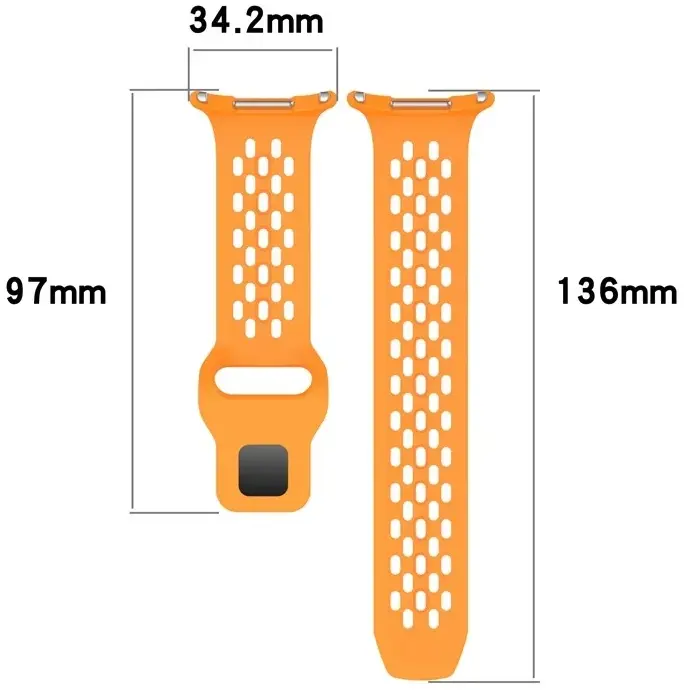 Samsung Galaxy Watch Ultra Bandje / 47MM / Siliconen / Wit afbeelding 7