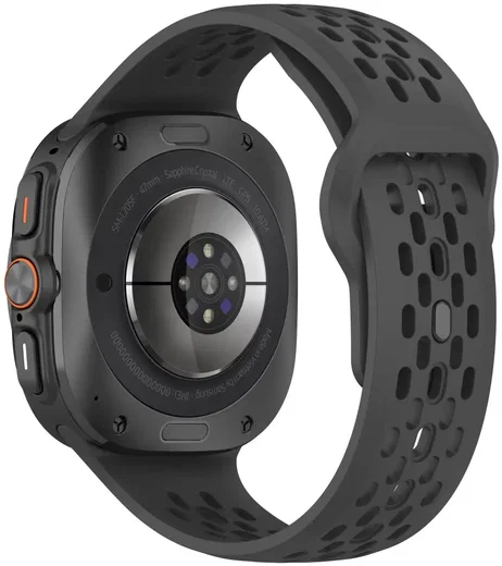 Samsung Galaxy Watch Ultra Bandje / 47MM / Siliconen / Zwart afbeelding 1