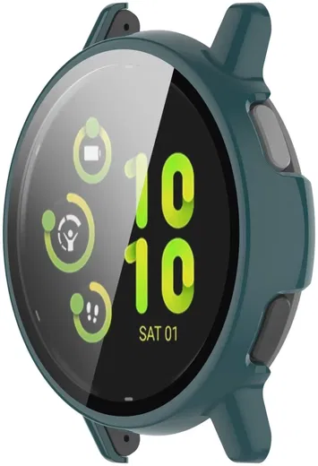 Garmin Vivoactive 5 Hoesje -  Bumper met Tempered Glass -  Groen afbeelding 4