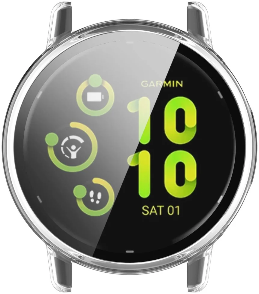 Garmin Vivoactive 5 Hoesje -  Bumper met Tempered Glass -  Transparant afbeelding 6