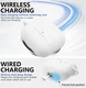 Apple AirPods 4 Siliconen Hoesje met Karabijnhaak Wit afbeelding 3