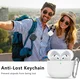 Apple AirPods 4 Siliconen Hoesje met Karabijnhaak Wit afbeelding 4