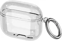 Apple AirPods 4 Hoesje TPU met Ring Glitter Transparent