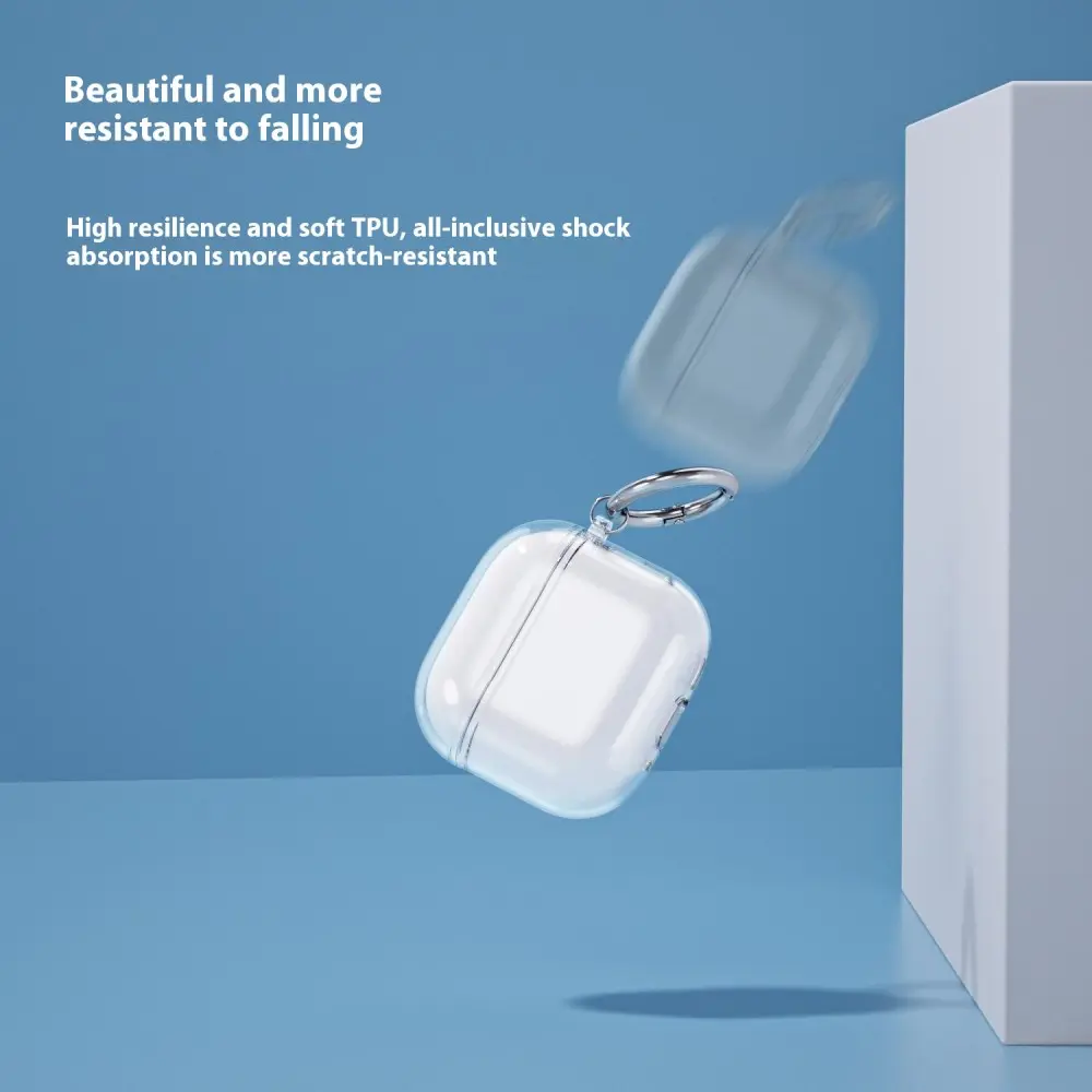 Apple AirPods 4 Hoesje TPU met Ring Glitter Transparent afbeelding 12