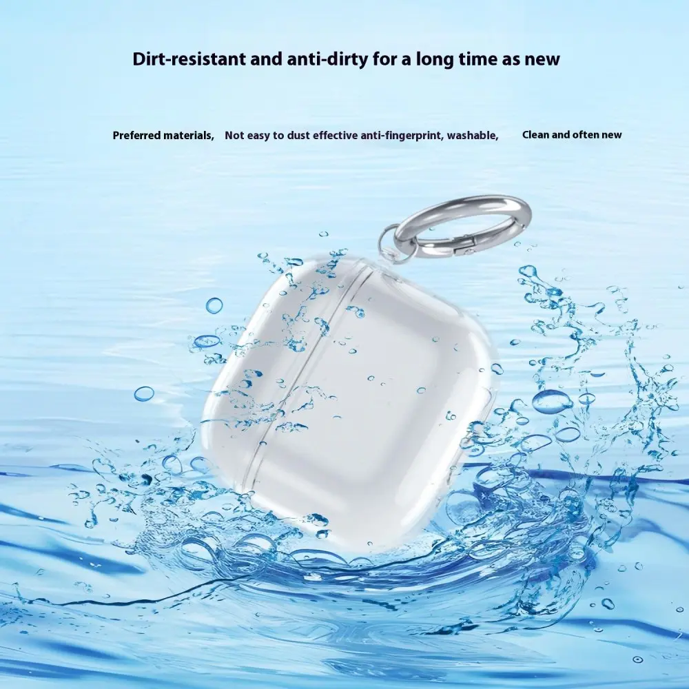 Apple AirPods 4 Hoesje TPU met Ring Glitter Transparent afbeelding 3