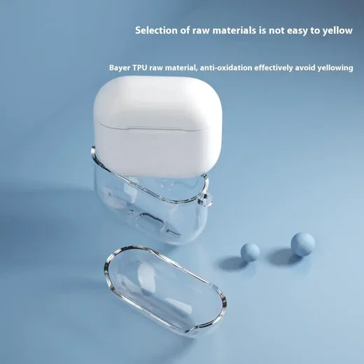 Apple AirPods 4 Hoesje TPU met Ring Glitter Transparent afbeelding 6