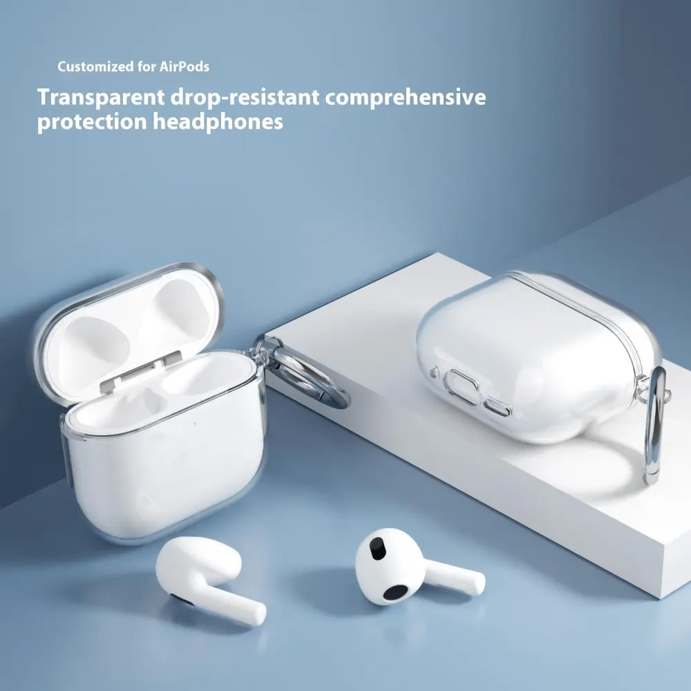 Apple AirPods 4 Hoesje TPU met Ring Glitter Transparent afbeelding 7