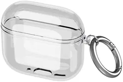 Apple AirPods 4 Hoesje TPU met Ring Transparant afbeelding