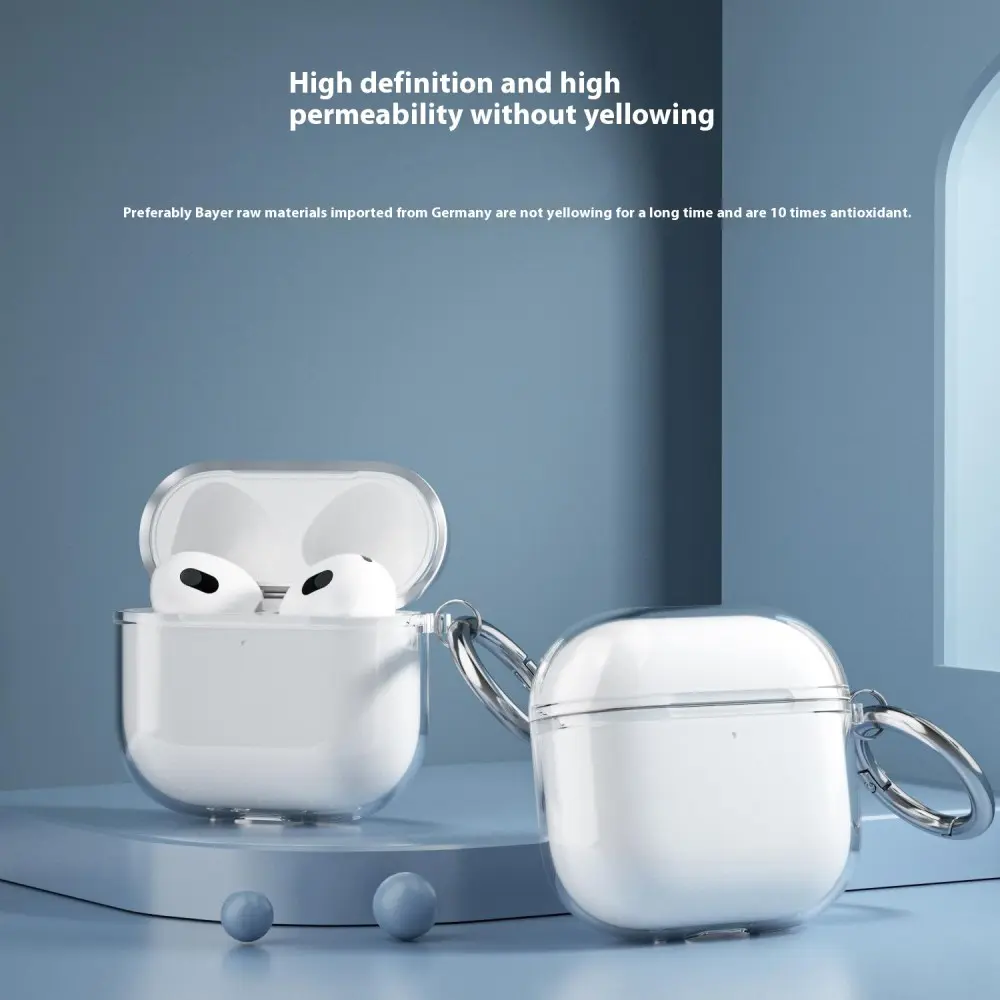 Apple AirPods 4 Hoesje TPU met Ring Transparant afbeelding 10