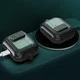 Apple AirPods 4 Hoesje Shockproof Cover met Karabijnhaak Zwart afbeelding 4