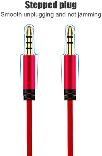 3.5mm Jack naar 3.5mm Jack Aux Kabel Met Microfoon 1.2M Zwart afbeelding 11