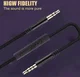 3.5mm Jack naar 3.5mm Jack Aux Kabel Met Microfoon 1.2M Wit afbeelding 10