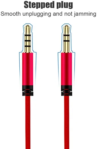 3.5mm Jack naar 3.5mm Jack Aux Kabel Met Microfoon 1.2M Wit afbeelding 11
