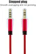 3.5mm Jack naar 3.5mm Jack Aux Kabel Met Microfoon 1.2M Wit afbeelding 11