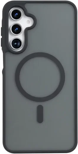 Samsung Galaxy A16 Hoesje met MagSafe Back Cover Matte Zwart afbeelding 2