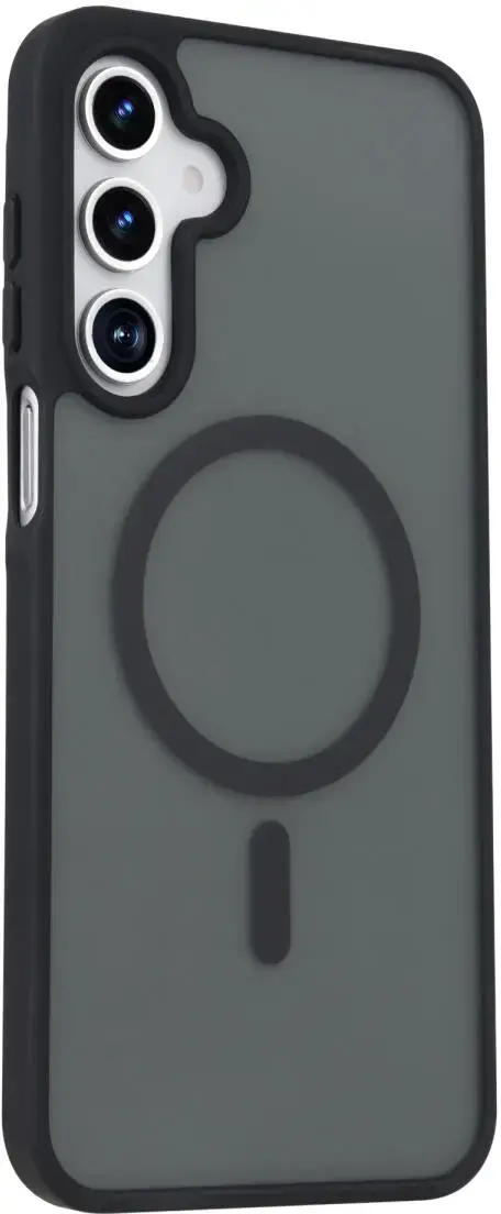 Samsung Galaxy A16 Hoesje met MagSafe Back Cover Matte Zwart afbeelding 5