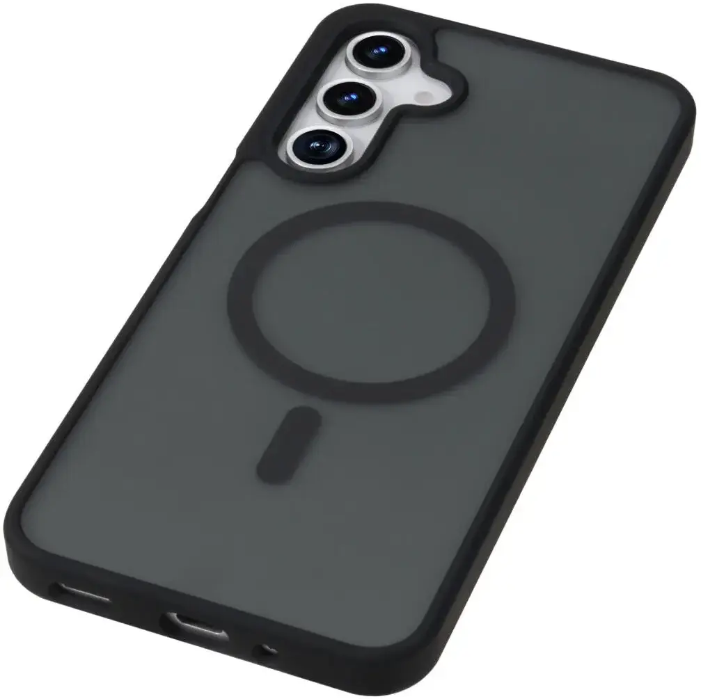 Samsung Galaxy A16 Hoesje met MagSafe Back Cover Matte Zwart afbeelding 9