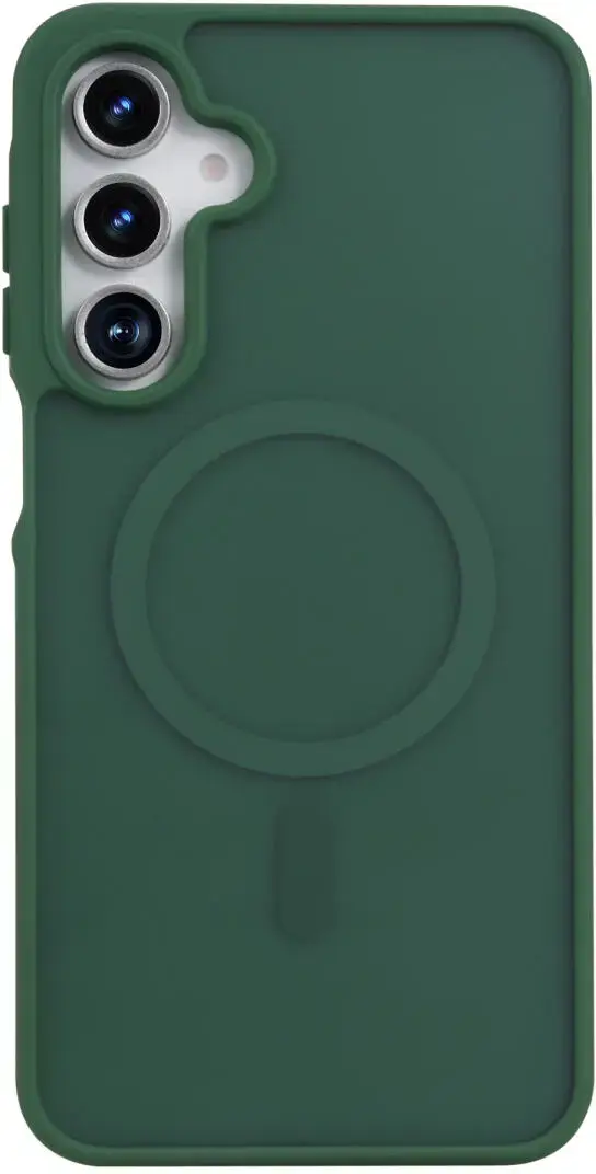 Samsung Galaxy A16 Hoesje met MagSafe Back Cover Matte Groen afbeelding 2