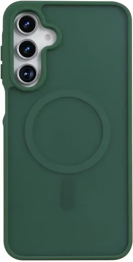 Samsung Galaxy A16 Hoesje met MagSafe Back Cover Matte Groen afbeelding 2