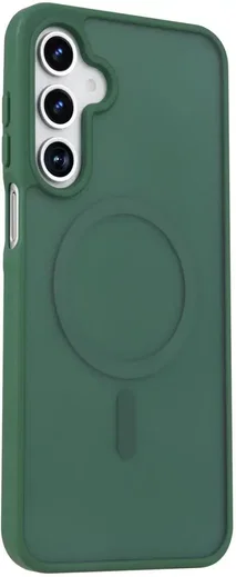 Samsung Galaxy A16 Hoesje met MagSafe Back Cover Matte Groen afbeelding 4
