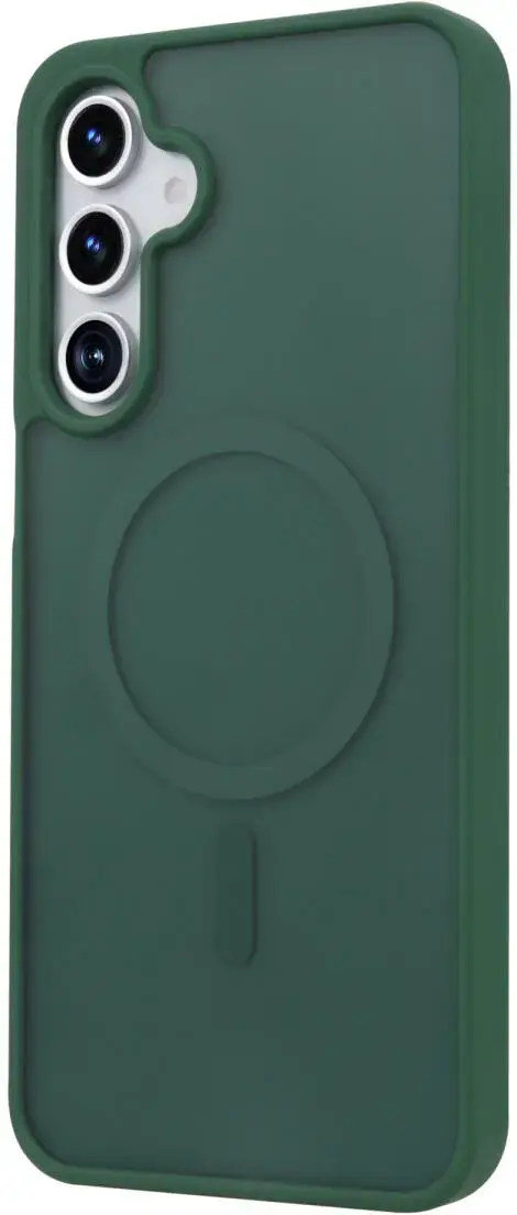 Samsung Galaxy A16 Hoesje met MagSafe Back Cover Matte Groen afbeelding 7