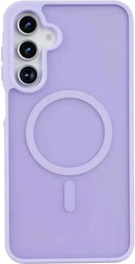 Samsung Galaxy A16 Hoesje met MagSafe Back Cover Matte Paars afbeelding 2