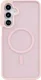 Samsung Galaxy A16 Hoesje met MagSafe Back Cover Matte Roze afbeelding 2